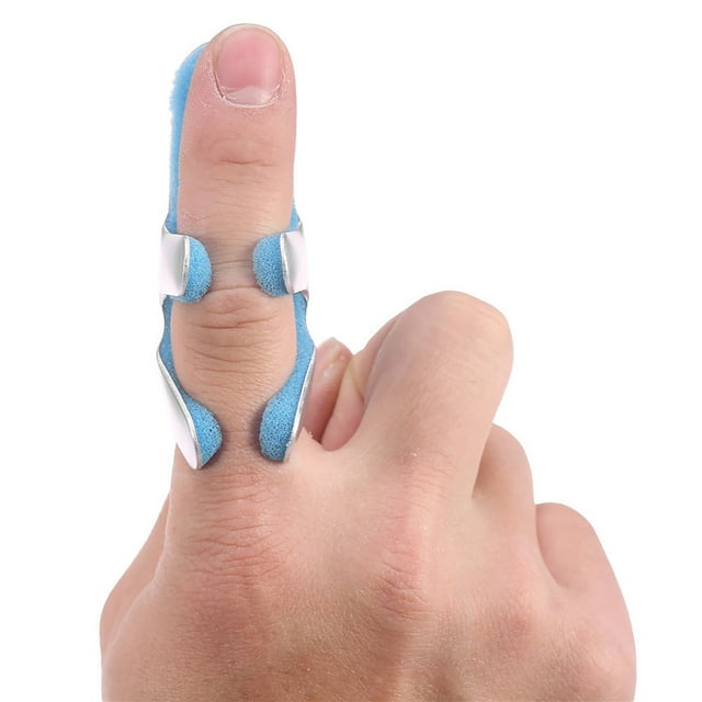 Malleable Splint, Toad Finger Splint, 3 Sizes Aluminium Toad Finger Splint Malleable Brace Support Recovery Injury For Straightening Bent, Ligament Strain, Finger Deformity Or