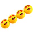 thumbnail image 2 of Cubiertas de vástago válvula Llanta LovTap 2Kits 8 pzas 1.9x1.9cm Plástico ABS Amarillo Tapón de Emoji para Llantas., 2 of 3