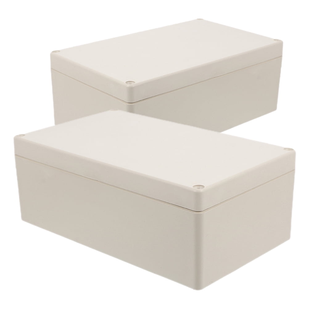 GOOHOCHY 2 Pcs Outdoors Waterproof Junction Box 20.00X12.00X7.50CM