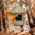 thumbnail image 2 of PILE Handwoven Warm Cozy Bird House Straw Pet Gardening Decorations, 2 of 3