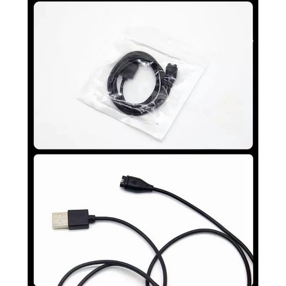 FINE MAKER for Garmin Fenix 5X Vivoactive 3 Vivosport Watch USB Charger Charging Cable Cord