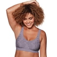 thumbnail image 4 of Women's Bali 3488 Comfort Revolution Shaping Wirefree Bra (Perfectly Purple Dot XL), 4 of 5
