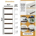 thumbnail image 2 of Organizador para colocar sobre la puerta ELEV8N, estante de almacenamiento para despensa de 6 niveles, 2 of 8