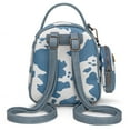 thumbnail image 7 of Wrangler Mini Backpack Cute Cow Print Backpack Purse for Women, Blue, 7 of 7