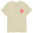 thumbnail image 3 of ibiyuan Girls Tshirts Casual Short Sleeve Shirts Summer Round Neck Graphic Hearts Girl Tops Size 10-12 Basic Tees Cute Kids Cotton Summer Top,6-7 Years, 3 of 4