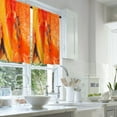 thumbnail image 2 of LALILO Kitchen Curtains and Valances Set of 3 36" Pumpkin Window Treatment Tiers for Window Decor, 2 of 5