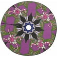 thumbnail image 1 of FMSHPON Mandala Purple Xmas Christmas Tree Skirt Stand Mat for Holiday Party Decoration Indoor Outdoor 36 inches, 1 of 3