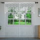 thumbnail image 3 of Cortina de puerta de encaje de macramé YaoYue, 90 x 200 cm, blanca, 3 of 6