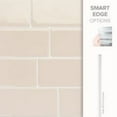 thumbnail image 4 of Smart Tiles Peel and Stick Backsplash, 5 Adhesive Tiles, Metro Beige, 11.55"x8.38", 4 of 4