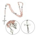 thumbnail image 2 of Fogun Crystal Bead Catholic Rosary Necklace Pendant Choker Necklaces Long Chain Charm Jewelry, 2 of 2