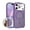 Deep Purple, variant on Dteck Magnetic Phone Case for iPhone 17 Pro with Camera Control Button, MagSafe Compatibility Scratch-Resistant Matte Translucent Phone Cover,Frosted Clear