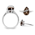 thumbnail image 2 of 2.75 Carat (ctw) Bague en Argent Sterling en Quartz Fumé, 2 of 4