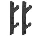 thumbnail image 1 of Weight Bar Storage Rack, Wall Mount Barbell Holder Easy Adjustment 2Pcs  Display  For Gym, 1 of 8