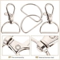 thumbnail image 1 of SKISUNO 35Jgo Anillos D Para Llavero En Acero Inoxidable Resistente Con Para Bricolaje, 1 of 6