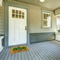 thumbnail image 7 of Northlight Natural Coir Plaid St. Patrick's Day Shamrocks Outdoor Doormat 18" x 30", 7 of 7
