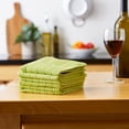 thumbnail image 2 of Solid Avocado Windowpane Terry Dishcloth (Set of 6), 2 of 3