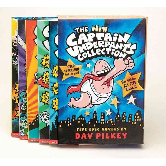 The New Captain Underpants Collection, Book 1, (Boxed Set)