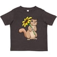 thumbnail image 3 of Inktastic Cute Chipmunk with Sunflower Boys or Girls Toddler T-Shirt, 3 of 5