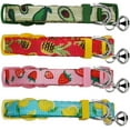 thumbnail image 6 of 4 Pcs Breakaway Cat Kitten Collar with Bell Quick Release Safe Buckle, 6 of 6