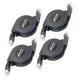 thumbnail image 1 of 4x Gigabit Ethernet Retractable Cable For Router LAN Network 2m, 1 of 9