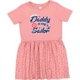 thumbnail image 3 of Inktastic My Daddy is My Sailor Girls Toddler Dress, 3 of 5