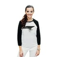 thumbnail image 2 of Thread Tank Home Roots State Tennessee TN Unisex 3/4 Sleeves Baseball Raglan White Black Medium, 2 of 4