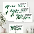 thumbnail image 4 of Designart ' Ancient Green Leaves Plants I ' Traditional Canvas Wall Art Print, 4 of 4