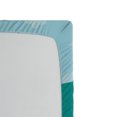 thumbnail image 2 of Ambesonne Teal Fitted Sheet, Fishing on Boat Nautical, Full Size, Blue Teal, 2 of 2