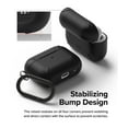 thumbnail image 3 of Ringke Layered Case [Scratch Resistance] Compatible with AirPods Pro 2 Case, Shockproof Cover with Carabiner Designed for AirPods Pro 2nd Generation - Black, 3 of 9