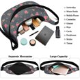 thumbnail image 2 of Lightweight Hobo Bag featuring Watercolor Flower Pattern Adjustable Strap Smooth Zipper Nylon Material Suitable for Daily Use and Outdoor Activities, 2 of 4