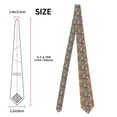 thumbnail image 4 of Rocae Colorful Dinosaur for Soft and Comfortable Men's Tie Necktie Wedding Business, 4 of 5