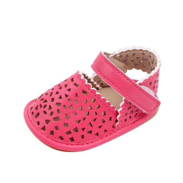 HBFAGFB Chaussures pour Tout-Petits Été Bébés Garçons et Filles Ajourées Respirantes Confortables Espadrilles Rouges Taille 13