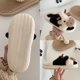 thumbnail image 4 of Estilo de medio tacón blanco/05 kg 40-41 Zapatillas de algodón de vaca suaves y lindas moda para estudiantes de estilo coreano zapatos peludos cálidos para el hogar ANGGREK  Otros, 4 of 8