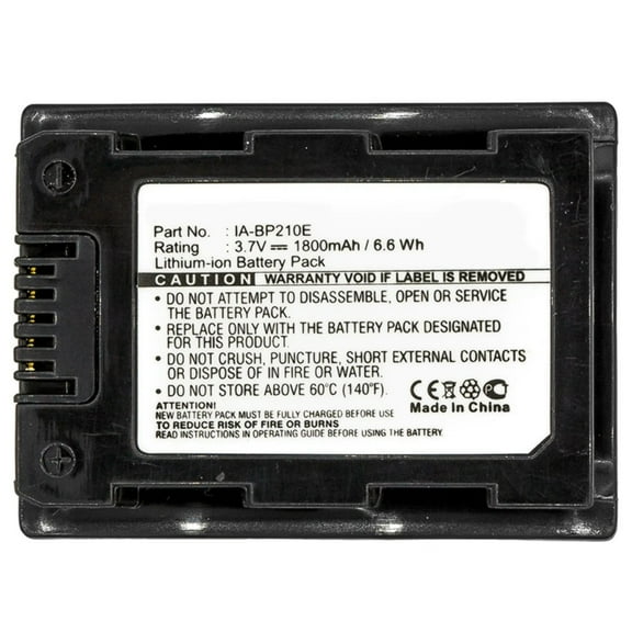 Batteries N Accessories BNA-WB-L9117 Digital Camera Battery - Li-ion, 3.7V, 1800mAh, Ultra High Capacity - Replacement for Samsung IA-BP210E Battery