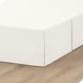 thumbnail image 2 of Bare Home  Pleated Bed Skirt - 15-Inch Tailored Drop Easy Fit Cream Queen, 2 of 5