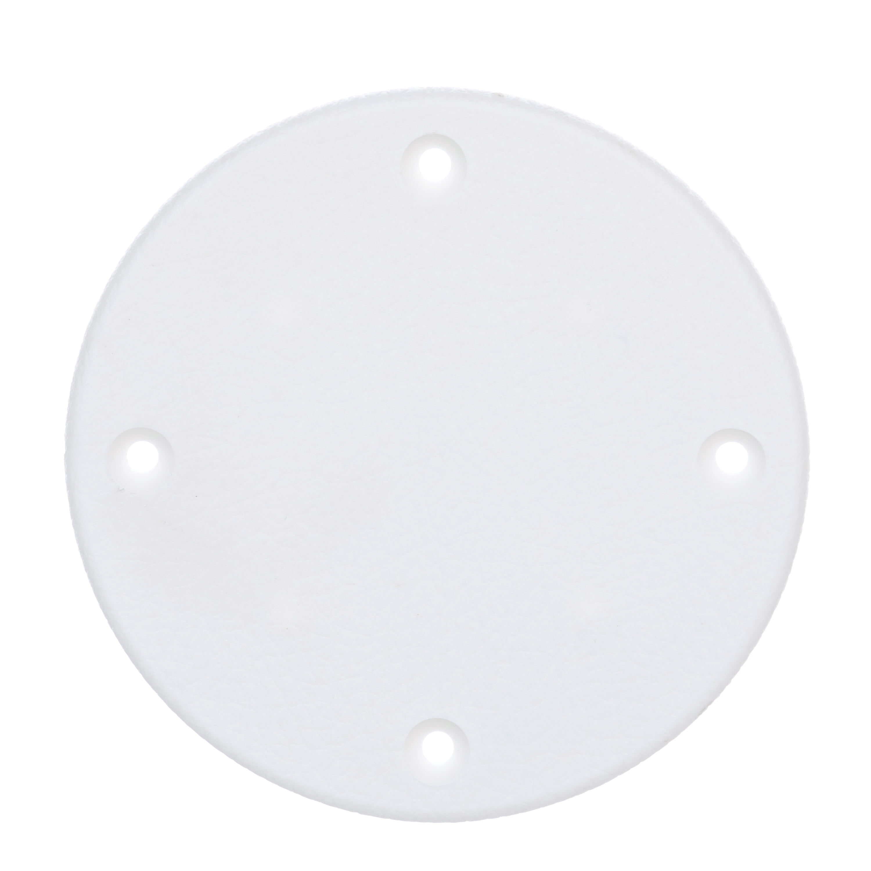SEACHOICE 39601 Mounted Boat Plate Cover Arctic White Finish up to 4 Inches 