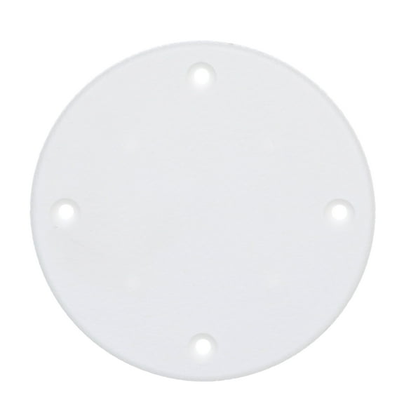 Seachoice Marine Boat Cover Plate, Arctic White, 4-1/8 In. Outer Diameter