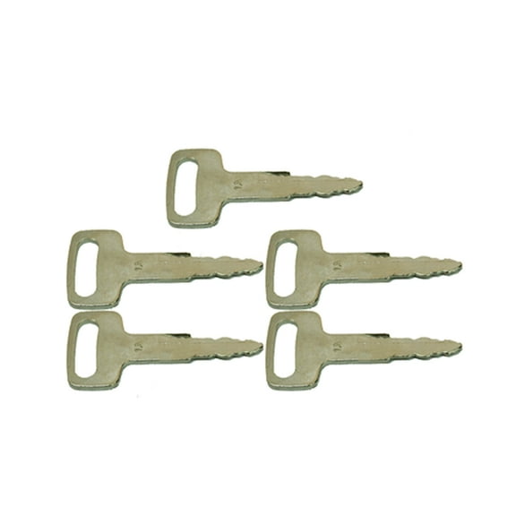 RAParts Set of 5 Forklift Fork Lift Truck Equipment Ignition Start Switch Keys