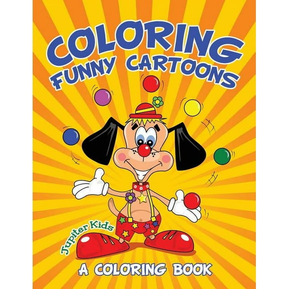 Coloring Funny Cartoons (A Coloring Book), (Paperback)