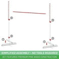 thumbnail image 3 of GoSports 5 Foot Get Low Premium Wooden Limbo Outdoor Backyard Party Lawn Game, 3 of 7