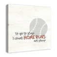 thumbnail image 2 of Creative Products I Count Home Runs 24x24 Canvas Wall Art, 2 of 5