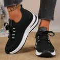 thumbnail image 2 of Womens Running Walking Shoes Comfort Knit Autumn Fall Athletic Sport Gym Fitness Workout Fashion Sneakers, 2 of 6