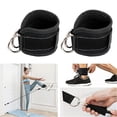 thumbnail image 4 of Ankle Straps for Cable Machines Padded Ankle Cuffs - for Legs, Glutes, Abs and Hip Workouts Fits, 4 of 5