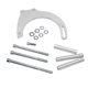 thumbnail image 1 of Kit de montaje de alternador, BOROCO Kit de soporte de alternador CNC Aluminio Plata Reemplazo para bomba de agua, 1 of 5