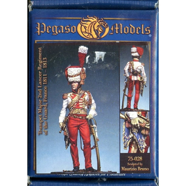 Pegaso Models 75mm Trumpeteer Major Of 2nd Lanciers Guard France 1811 13 75 028 Walmart Com Walmart Com