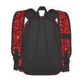 thumbnail image 4 of Disketp Red Glitter Mochila Escolar de Gran Capacidad y Peso Ligero, Mochila de Viaje Ideal para Escuela, Trabajo y Uso Diario, Cómoda y con Estilo, 4 of 8