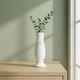 thumbnail image 5 of REGALWOVEN Tall Clear Plastic Bud Vase, Decorative Centerpiece for Wedding Home Decor White 2.8"L x 2.8"W x 7.9"H, 5 of 6
