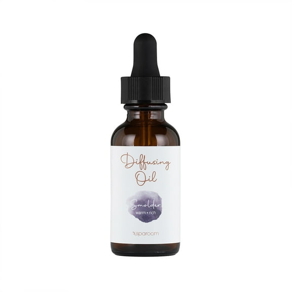 SpaRoom Aromatherapy Diffusing Fragrance and Essential Oil, 30 ml, Warm and Rich Smolder Scent