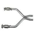 thumbnail image 3 of BBK Performance 1461 2-1/2 High Flow Catted Short X-Pipe Fits select: 2011-2014 FORD MUSTANG, 3 of 12