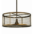 thumbnail image 6 of Meyda 139279 30 in. Paloma Golpe Pendant, Antique Copper, 6 of 7